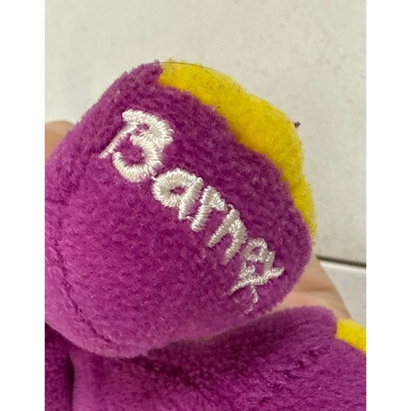 Vintage 90s Lyons Safari Tourist‎ Barney The Dinosaur Plush 8" Stuffed Character - Picture 4 of 5